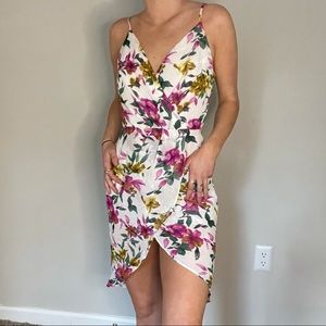 Love tree floral dress multicolor